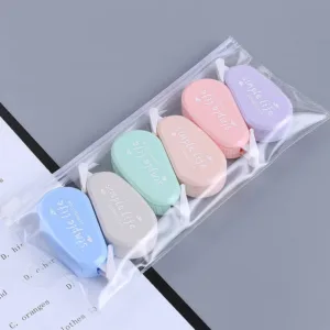 6 pcs Mini Morandi Color Correction Tape Small