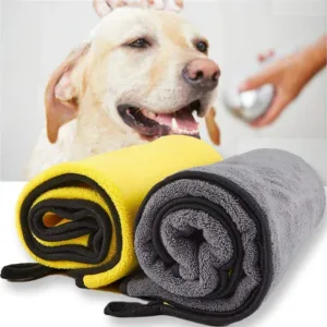 Quick-drying Pet Dog and Cat Towels Soft Fiber Towels
