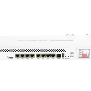 Mikrotik CCR1036-8G-2S+ 36 core CPU, Cloud Core Router, 8x Gigabit ports, 2x SFP+ ports, Color touchscreen LCD, 4GB
