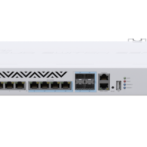 Mikrotik CRS312-4C+8XG-RM Switch of the future: the first MikroTik product with 10G RJ45 Ethernet ports and SFP+