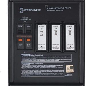 Intermatic Smart Guard IG2240-IMSK Whole Home Surge Protector,Black