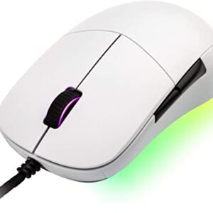 ENDGAME GEAR XM1 RGB Gaming Mouse, Programmable Mouse with 6 Buttons and 16,000 DPI, XM1 RGB White