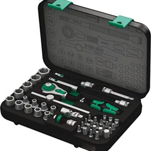 Wera 8100 SA 2 Zyklop 1/4" Metric Ratchet Set